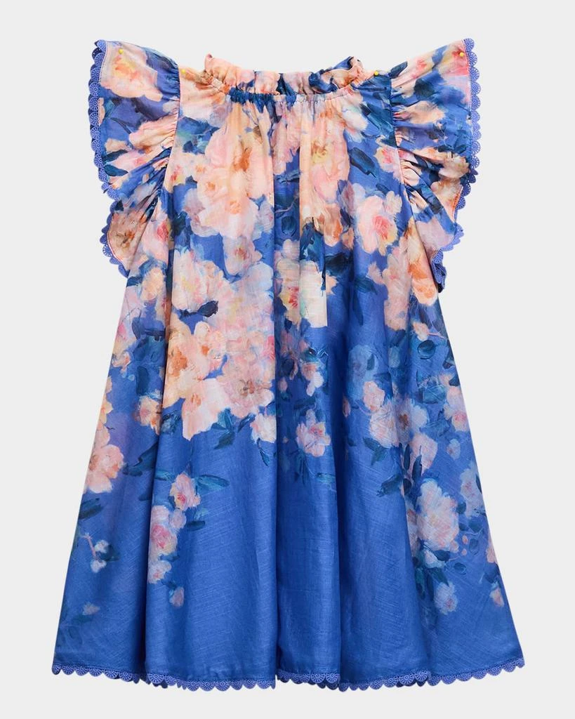 Girl's Everly Floral-Print A-Line Dress, Size 2-12  On Sale Now with Up to  63% Off | Discover Exclusive Deals & Savings at BeyondStyle  Authentic Zimmermann  dresses|kids|clothing|Girls|girls with Limited-Time Discounts, Free