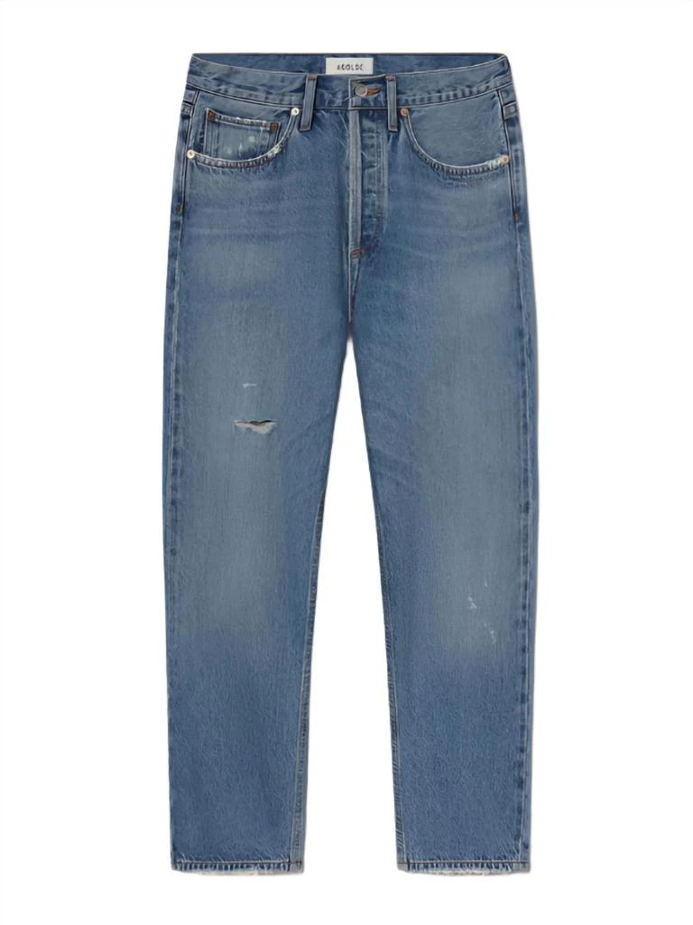 AGOLDE Agolde - 90's Crop Mid Rise Straight Jeans 6