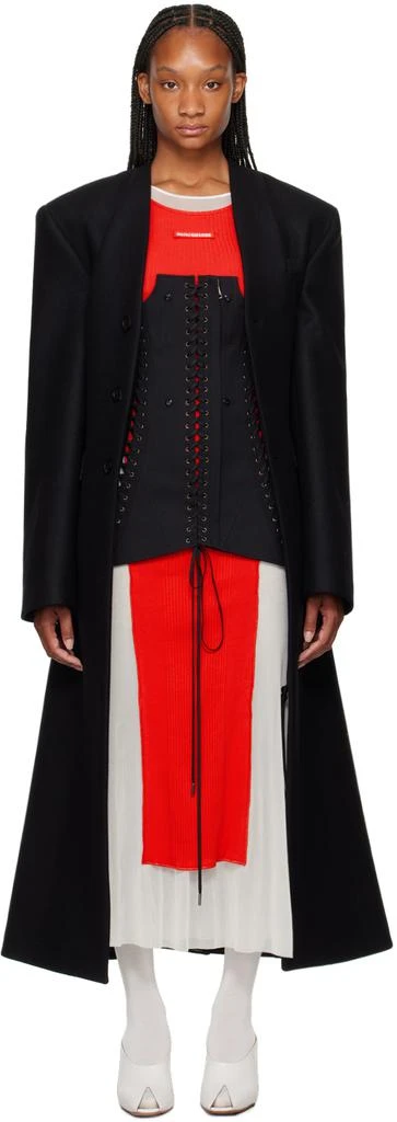 Jean Paul Gaultier Black Corset Suit Coat 1