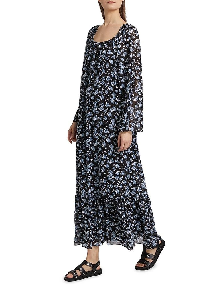 Michael Kors Floral Scoopneck Maxi Dress 4