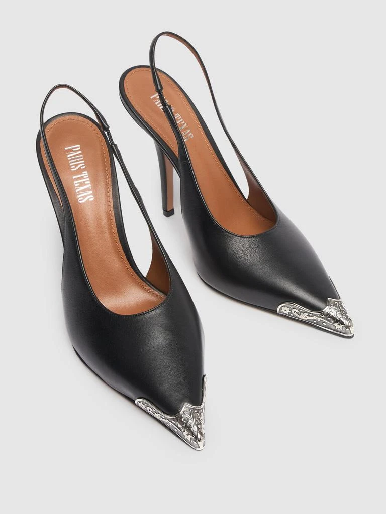 Paris Texas 105mm Jessica Leather Western Slingbacks 2