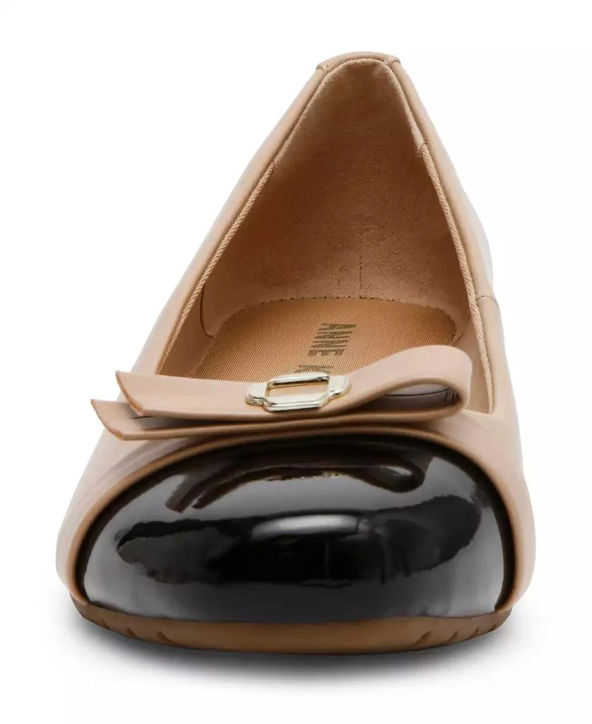 Anne Klein Women's Mesa Bow Detail Wedge Ballet Flats 13