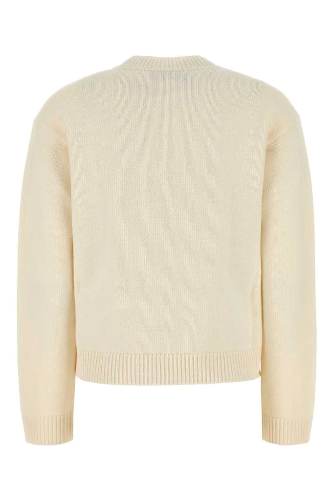Gucci Gucci Logo Intarsia-Knit Crewneck Jumper 2