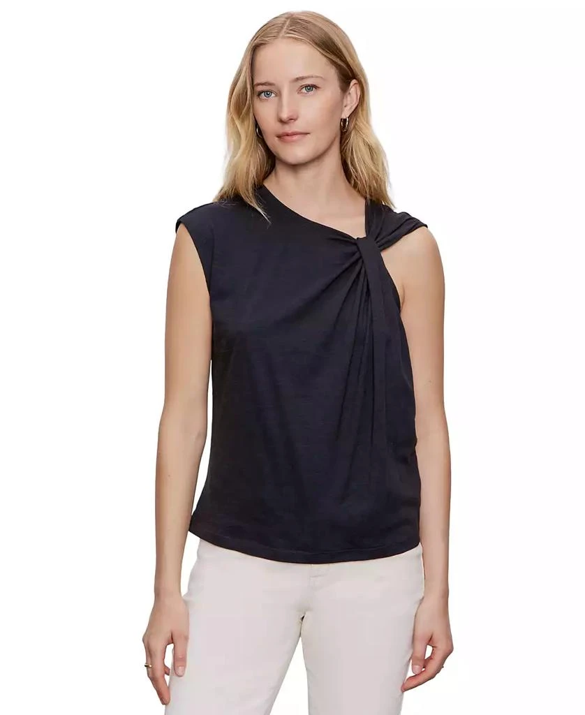 Sanctuary Women's So Twisted Asymmetric Muscle T-Shirt 1