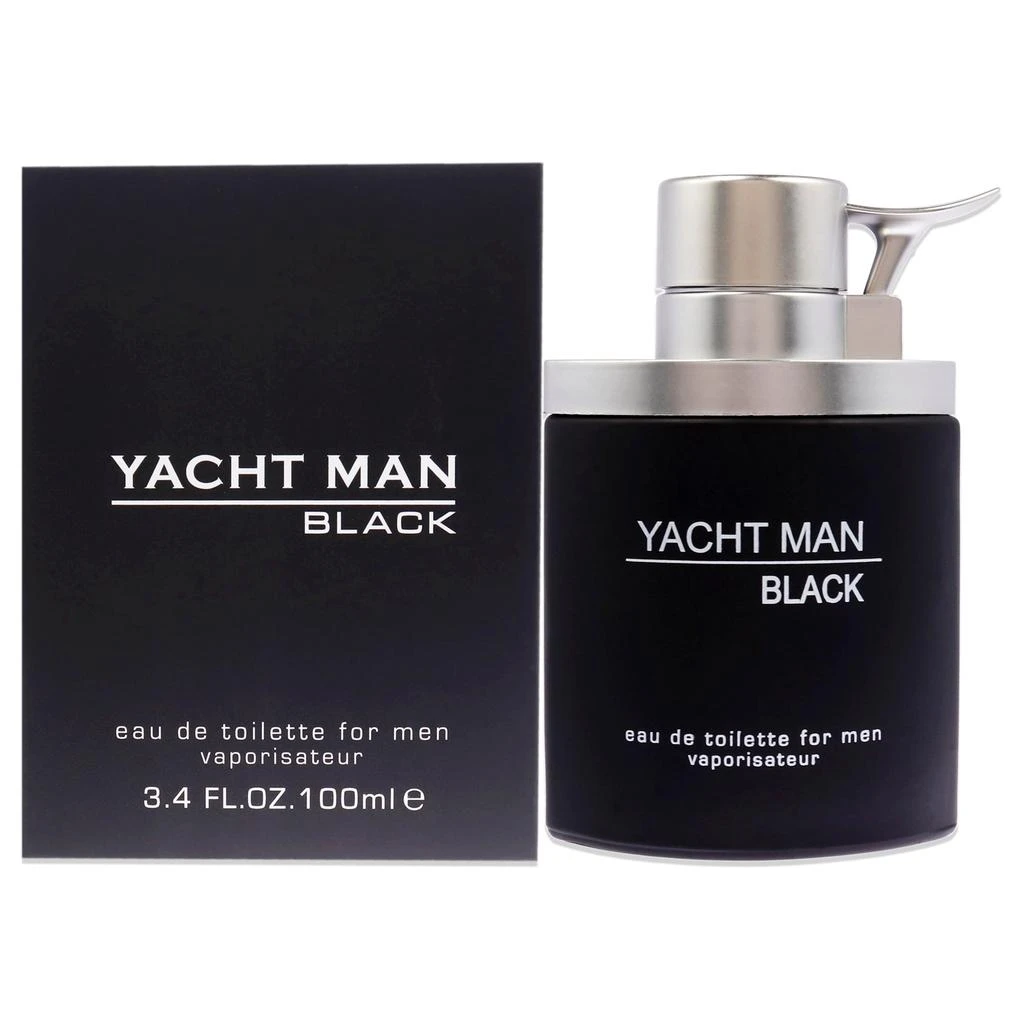 MYRURGIA Yacht Man Black by  for Men - 3.4 oz EDT Spray 1
