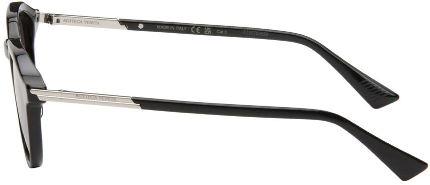 Bottega Veneta Black Logo Plaque Sunglasses 3