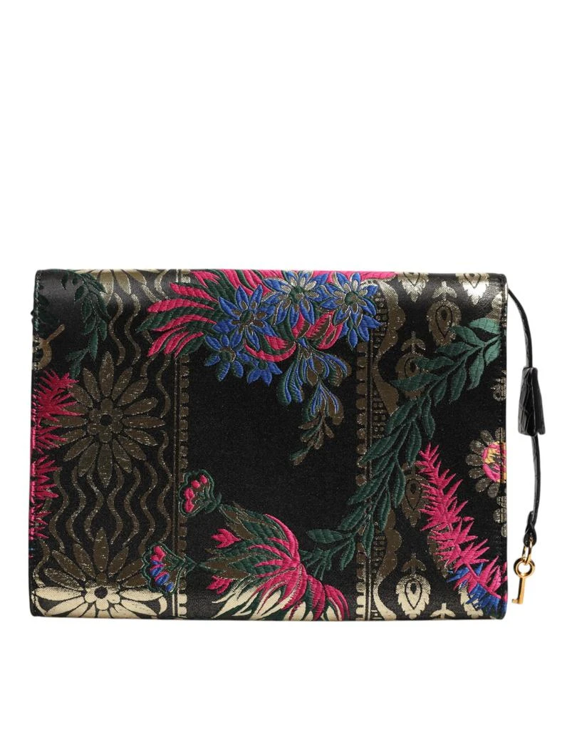 Dolce 
Gabbana Jacquard Floral Document Briefcase Women
s Bag 3