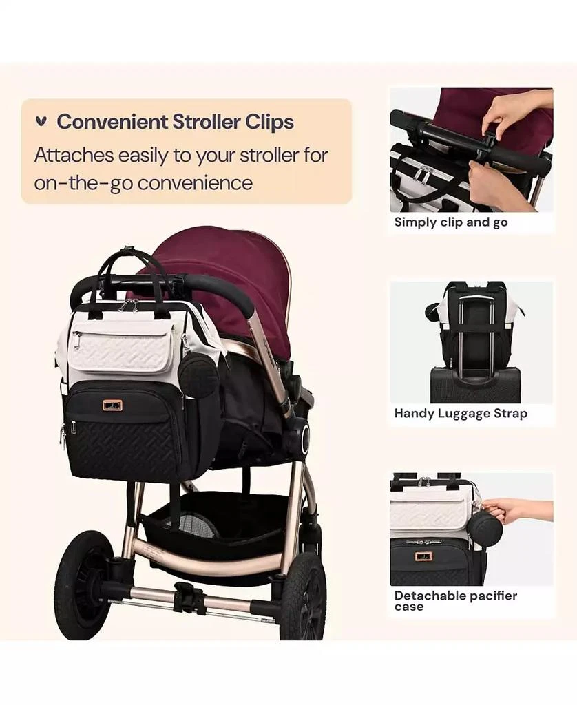 BabbleRoo Kids Diaper Bag Backpack Ultimate Bag Versatile Diaper Bag for Modern Parents 5