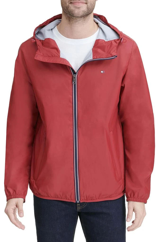 Tommy Hilfiger Packable Hooded Rain Slicker 1