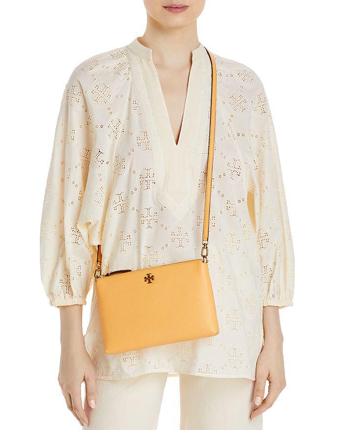 Tory burch Kira Small Pebbled Leather Top-Zip buy Crossbody