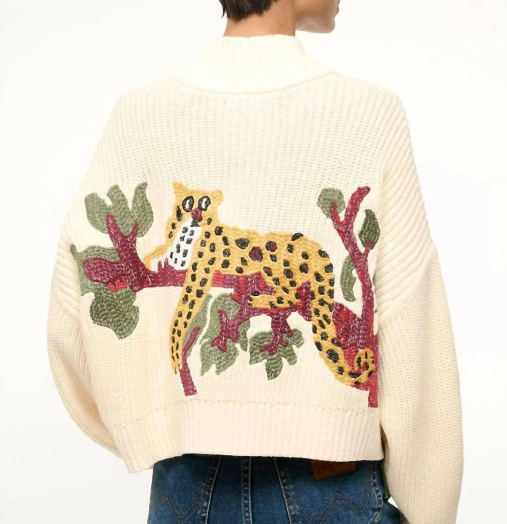 Staud Staud - Cropped Hampton Sweater 3