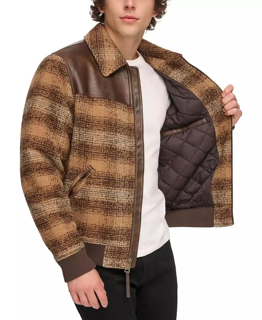 Levi's Men's Plaid Bomber Jacket 3