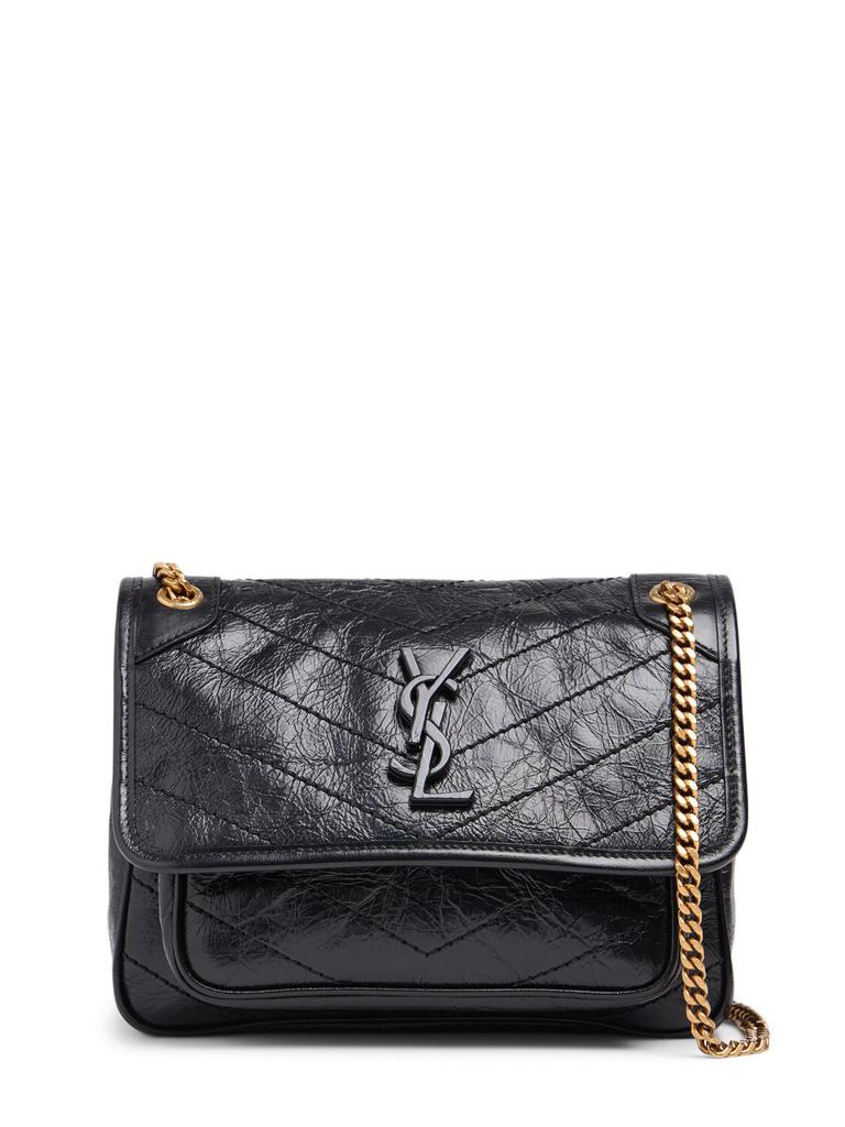 SAINT LAURENT Baby Niki Leather Shoulder Bag