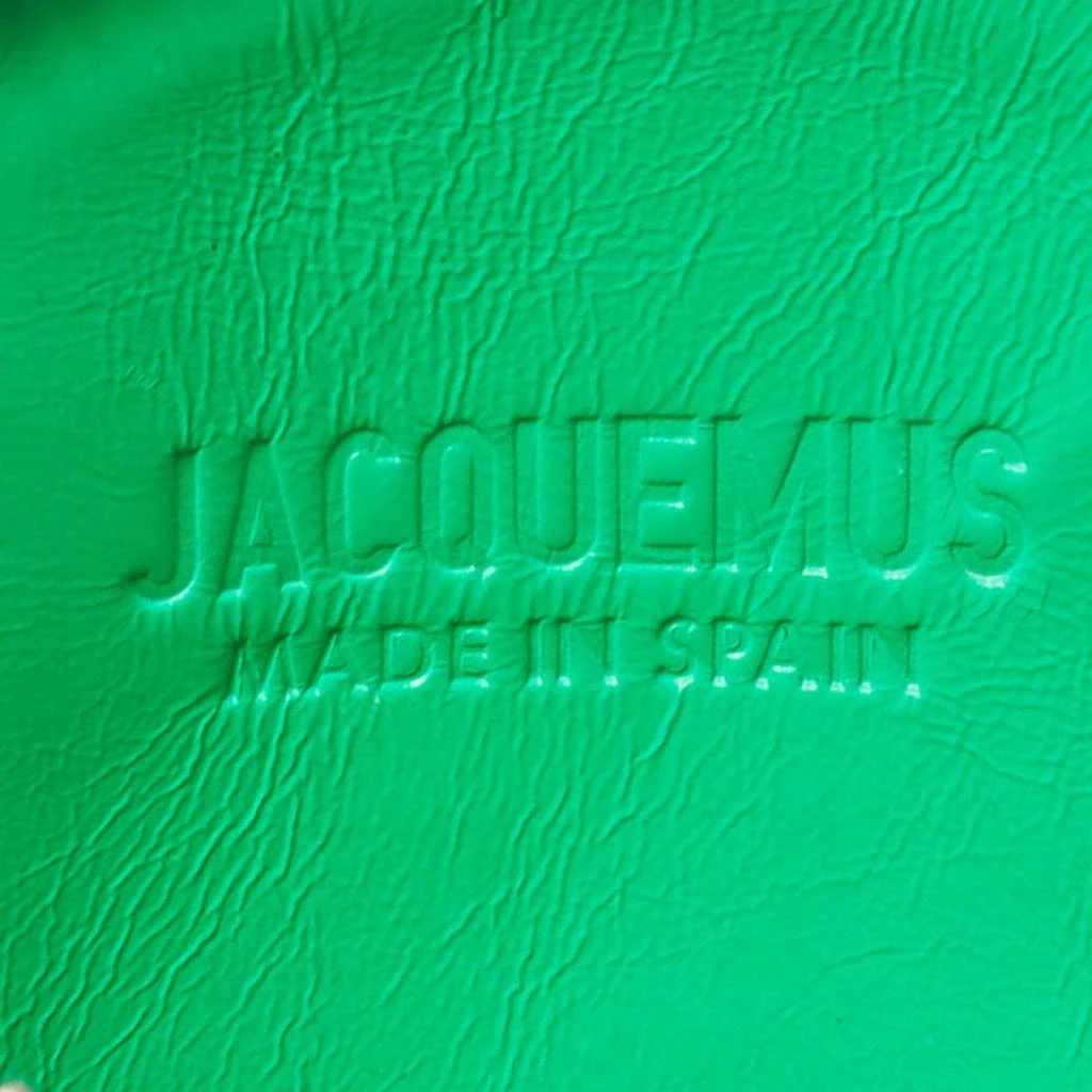 Jacquemus Jacquemus Green Leather Le Pitchou Coin Purse 8