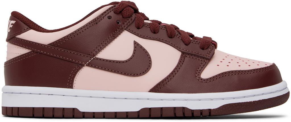 pink & burgundy dunks