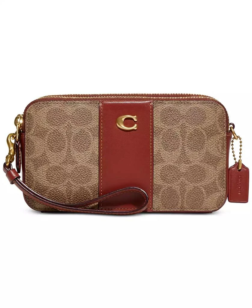 Coach Colorblock Coated Canvas Signature Kira Crossbody 1