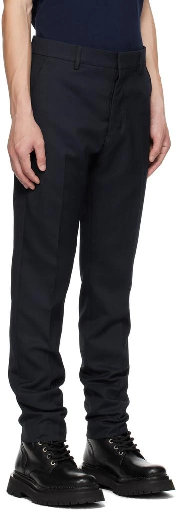AMI Navy Cigarette Fit Trousers 2