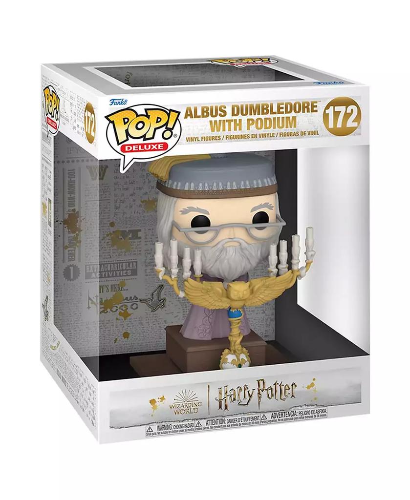 Funko Wizarding World Harry Potter Albus Dumbledore with Podium 172 Pop Deluxe Vinyl Figure