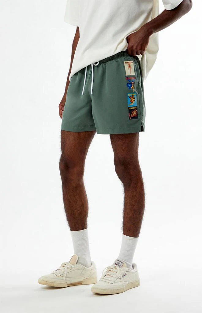 Playboy By Pacsun Ad 5" Swim Trunks 2