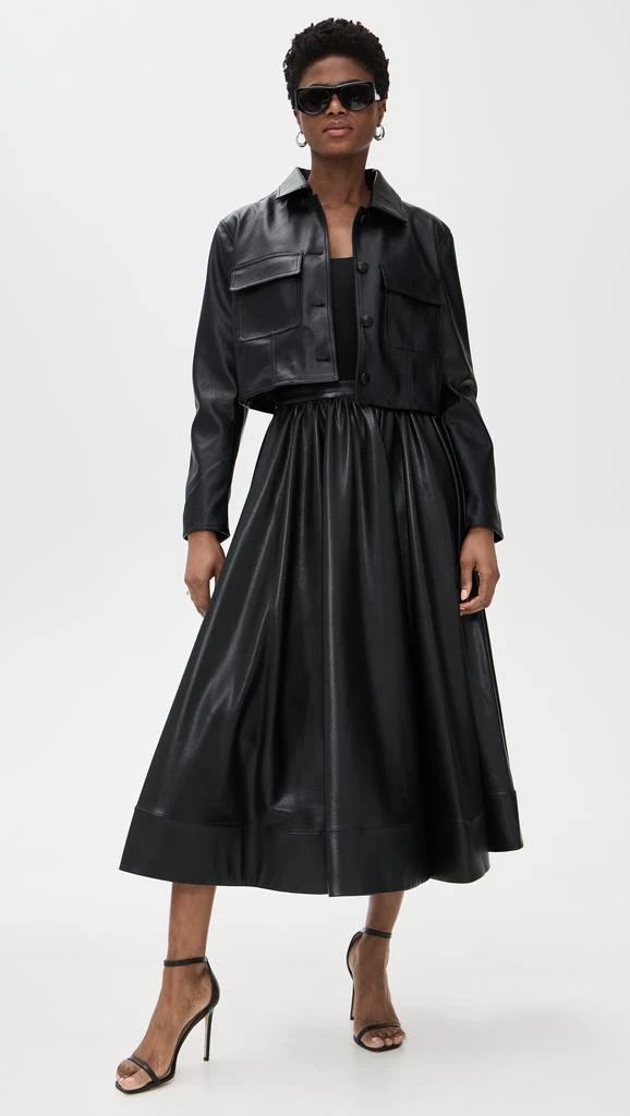 Pixie Market Faux Leather Crop Jacket 7