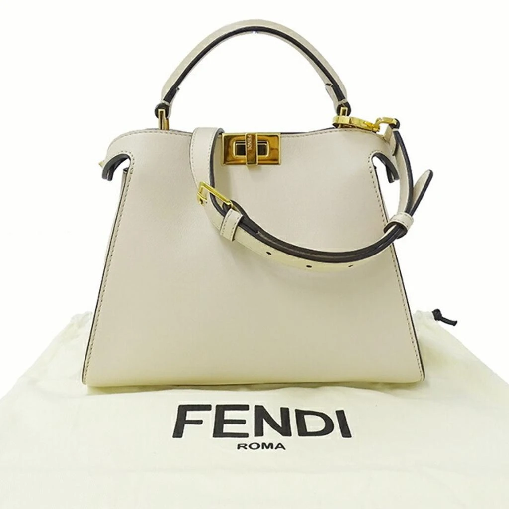 Fendi Fendi Peekaboo  Leather Tote Bag (Pre-Owned) 6