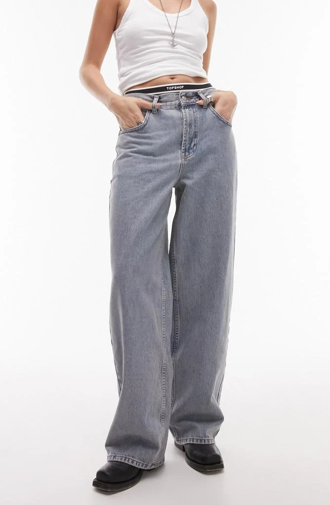 Topshop '90s Relaxed Straight Leg Jeans 1