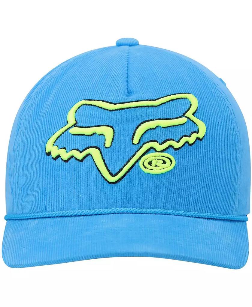 Fox Men's Blue Racing Brushed Snapback Hat