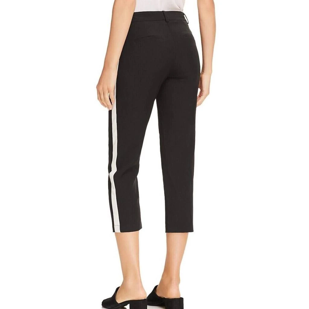 AQUA Aqua - Women's Tuxedo Stripe Capri Cropped Pants 2