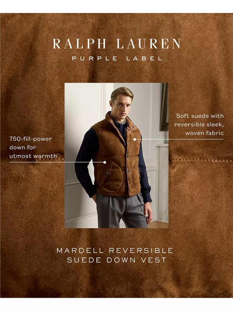 Ralph Lauren Mardell Reversible Suede Down Vest 8