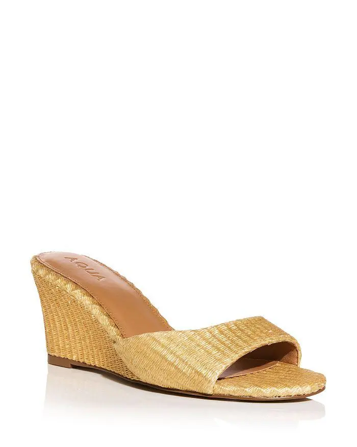 AQUA Women's Katey Wedge Sandals - Exclusive