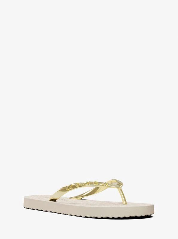 Michael Kors Signature Logo Flip Flops 1