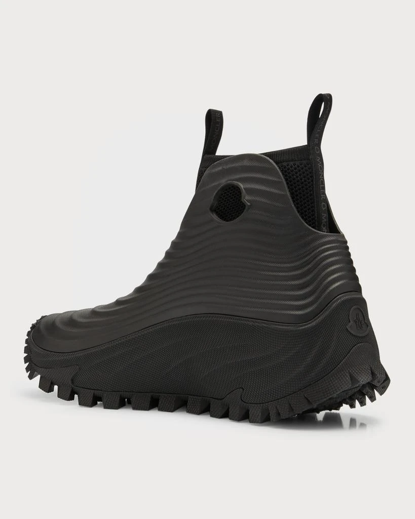 Moncler Men's Acqua High Ribbed Rain Boots 4