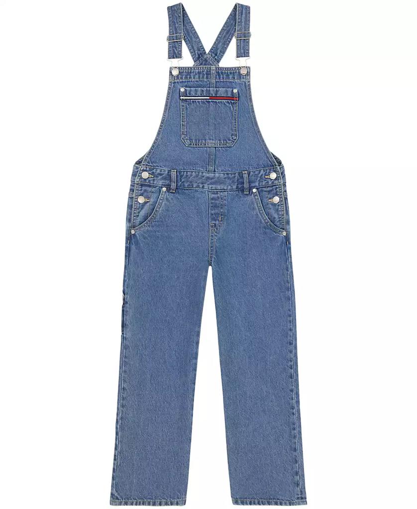 Tommy Hilfiger Tommy Hilfiger Toddler and Little Girls Denim Wide Leg Overall