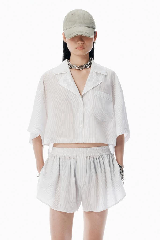 Alexander Wang White Pajama-Style Shirt 1