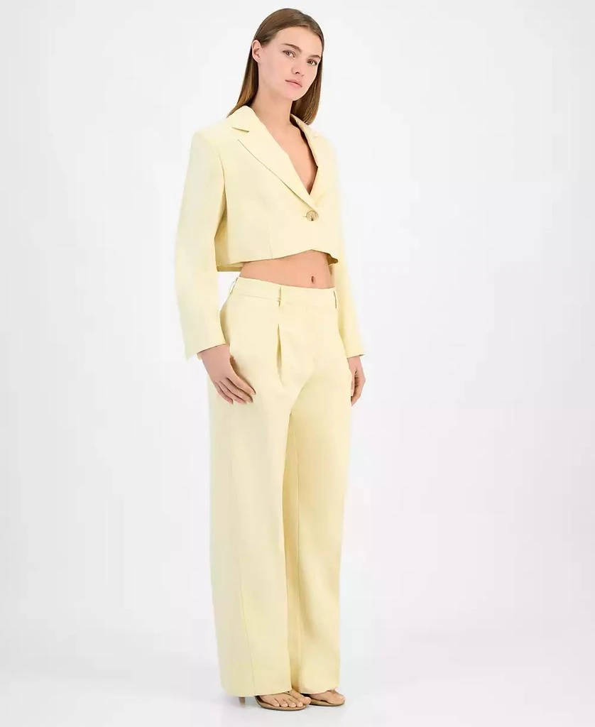 Hugo Boss Women's High-Rise Wide-Leg Pants 2