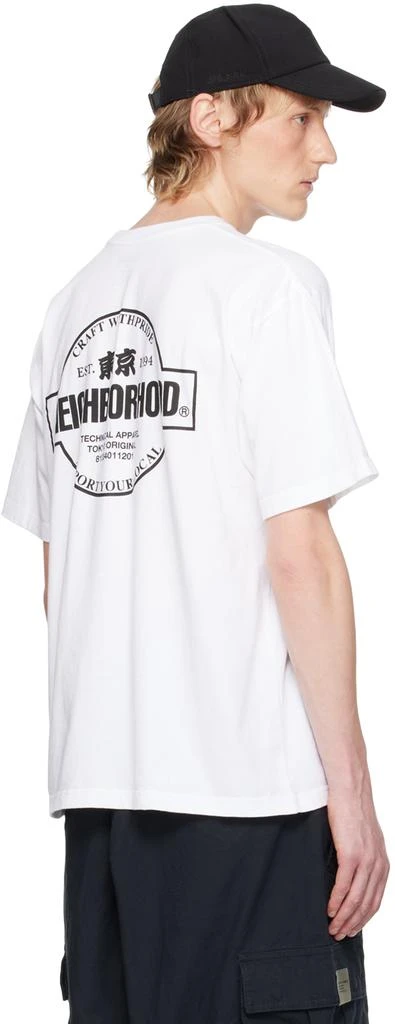 Neighborhood White Printed T-Shirt 3