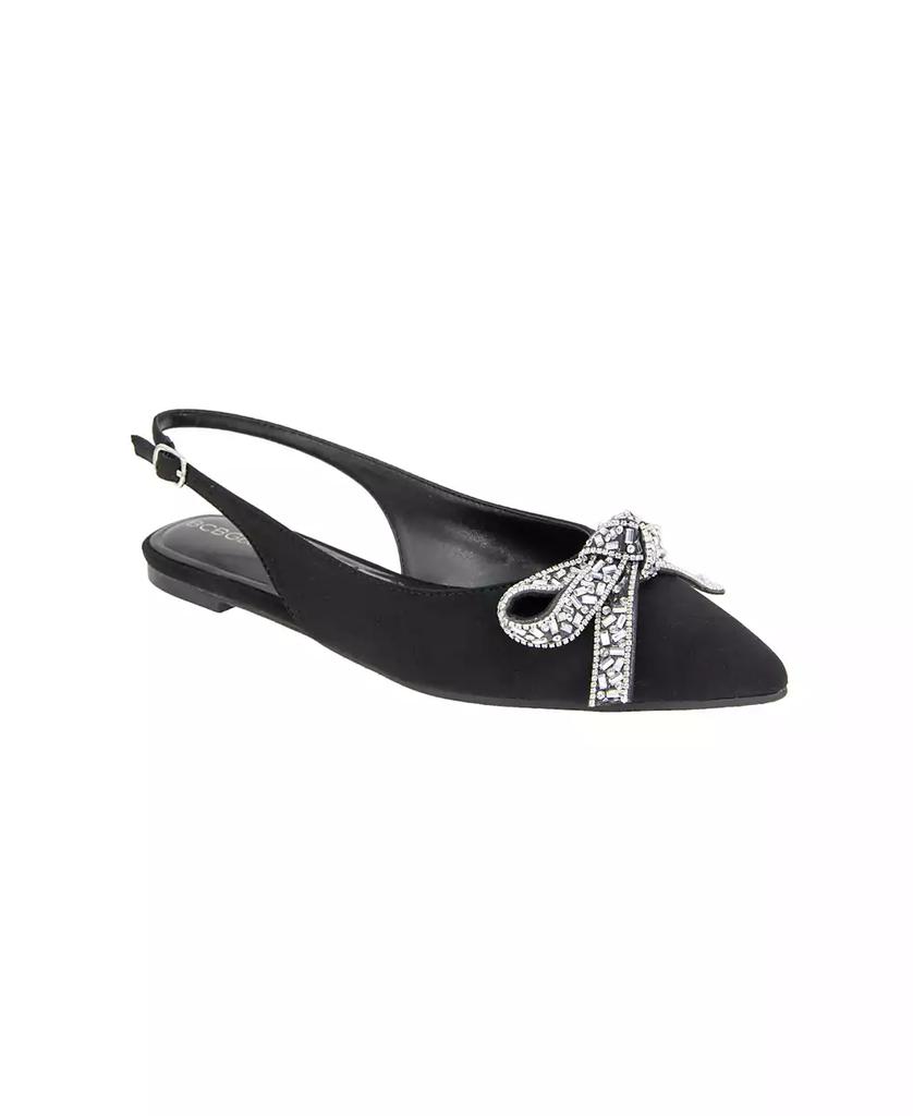 BCBG Women's Katly Pointed Toe Slingback Flats