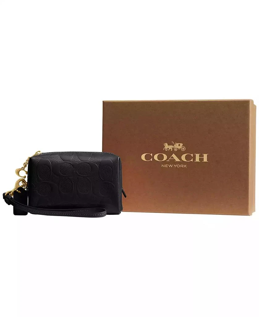 Coach Boxed Essential Mini Patent Signature Cosmetic Pouch 1