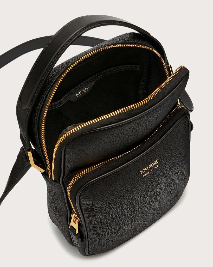 Tom Ford Men's Leather Zip Crossbody Bag 3