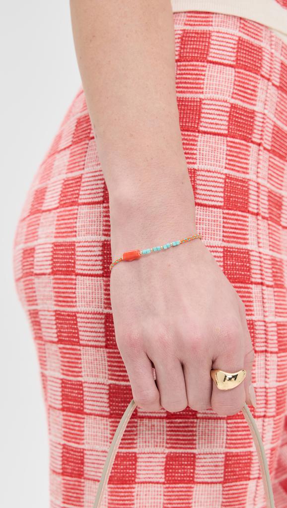 Jia Jia Luna Turquoise Coral Cord Bracelet Style