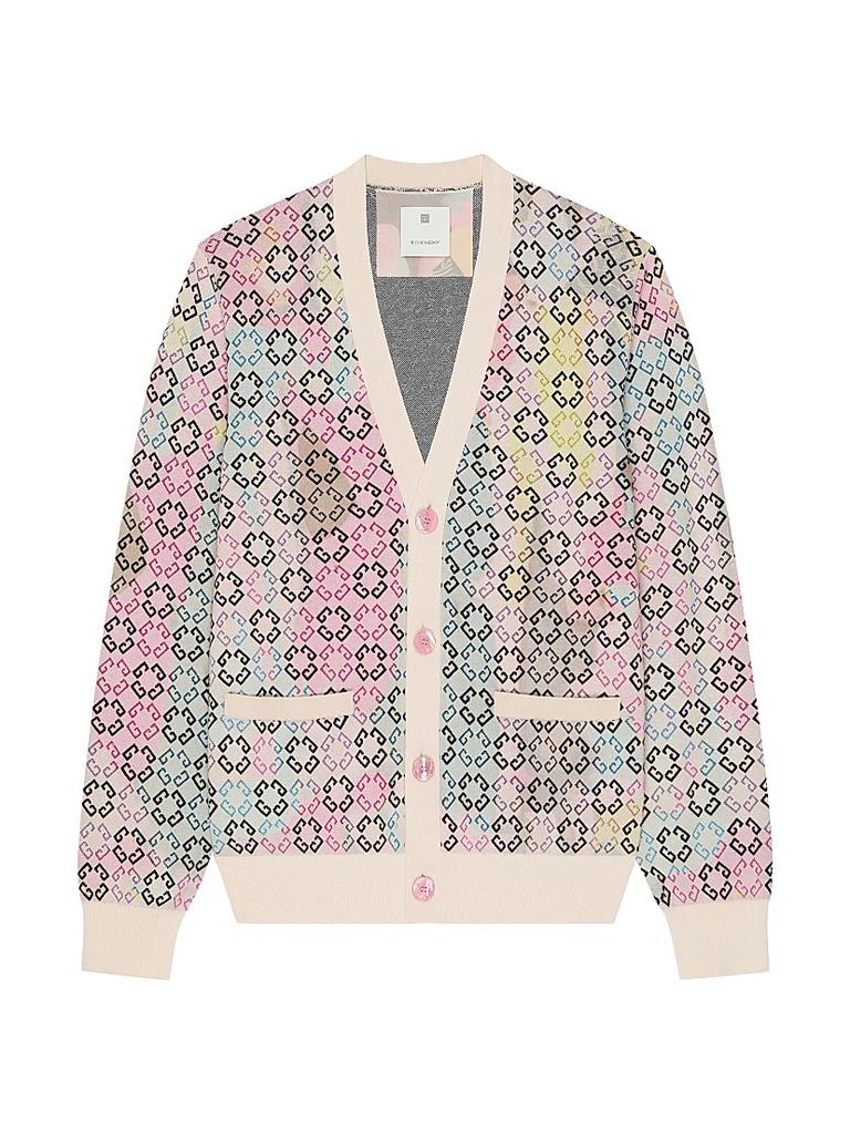 Multicolor Cardigan in Monogram 72 Cotton – On Sale Now with Up to