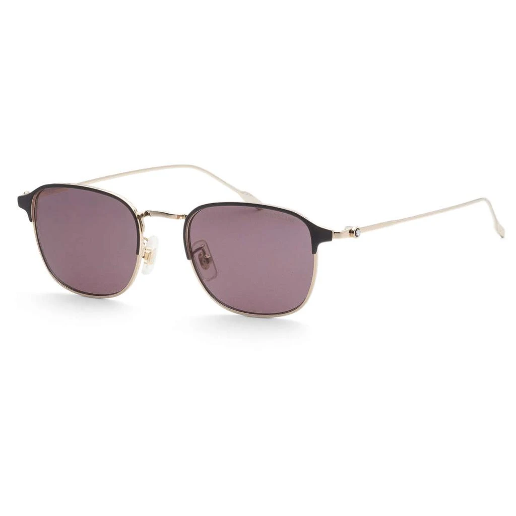 MontBlanc Montblanc Men's Gold Rectangular Sunglasses 1