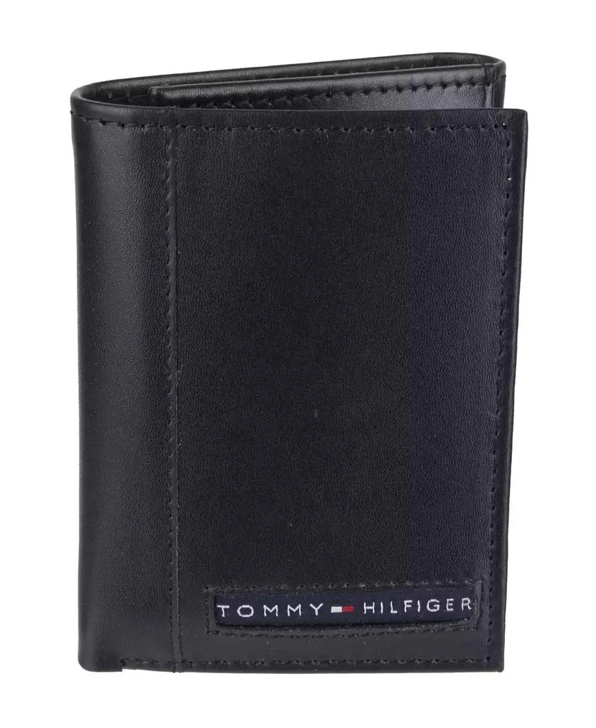 Tommy Hilfiger Men’s Genuine Leather Trifold Wallet 1