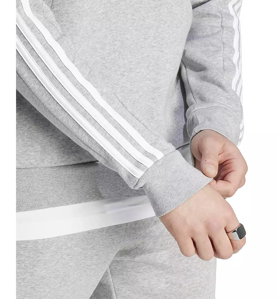Adidas Men's Essentials Fleece 3-Stripes Quarter-Zip Sweatshirt 3