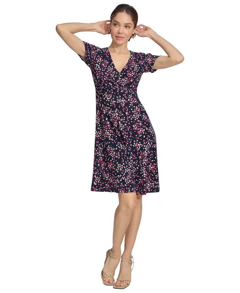 Tommy Hilfiger Petite Eloise V-Neck Empire-Waist Dress 1