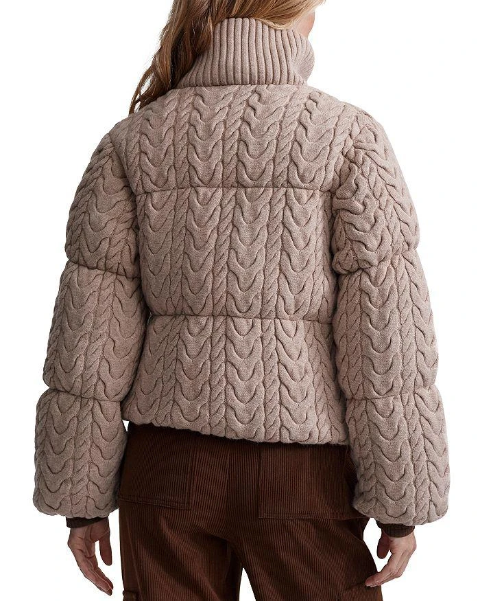 Varley Reggie Cable Knit Puffer Jacket 3