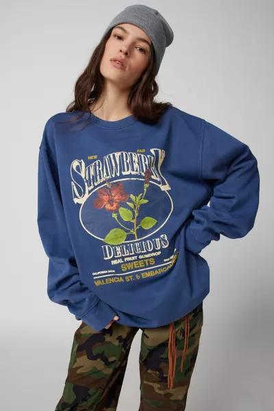 Urban Outfitters Strawberry Pullover Sweatshirt