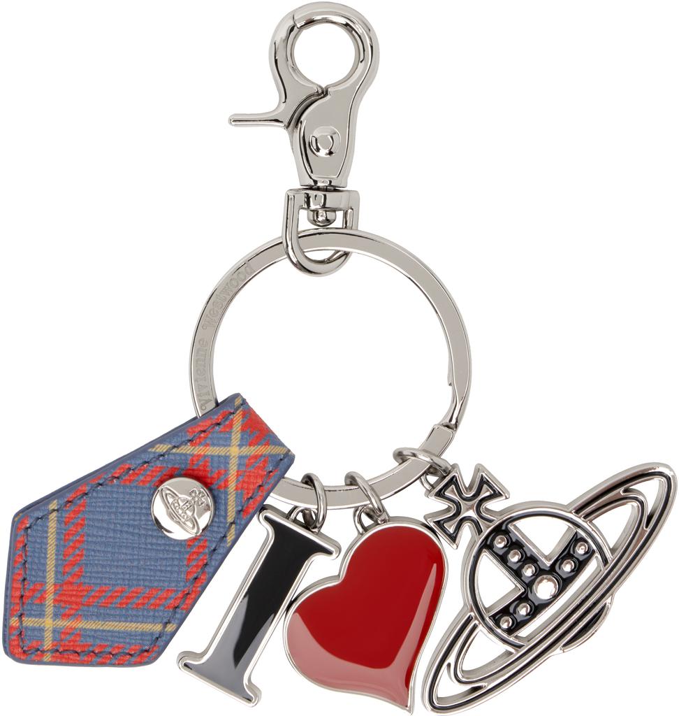 Vivienne Westwood Mirror Heart Orb Keyring - BeyondStyle