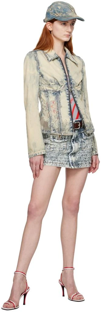 Diesel Brown B-Inlay Belt 3