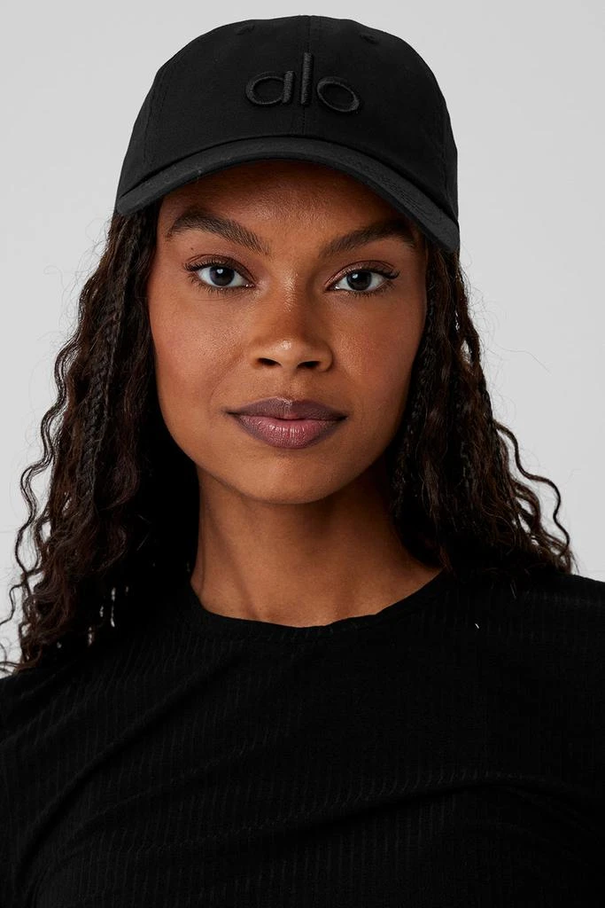 Alo Yoga Off-Duty Cap - Black/Black 4